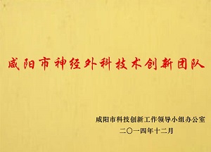 咸陽市神經(jīng)外科技術創(chuàng)新團隊